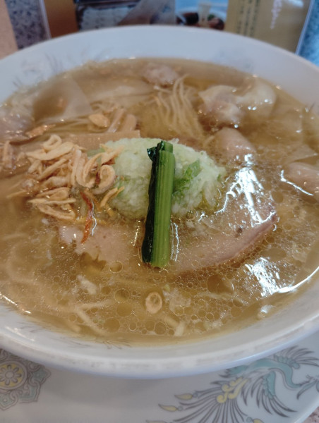 「塩ねぎワンタン麺」@ラー麺専門店 こしがやの写真