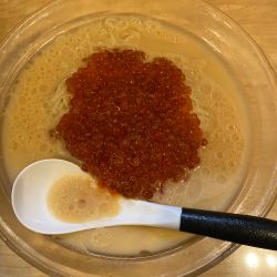 【限定】いくらの冷製そば　2000円