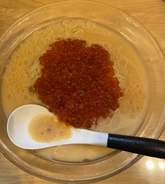 「【限定】いくらの冷製そば　2000円」@麺屋Mの写真