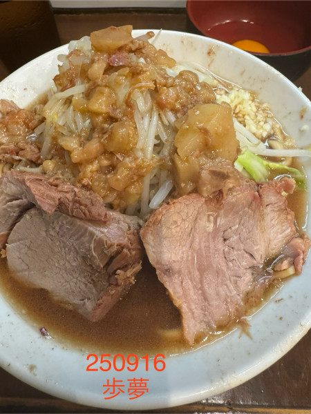 「ミニラーメン＋生玉子　1,000+70」@麺屋 歩夢の写真