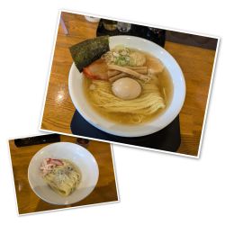 味玉しょうがそば＋和え麺