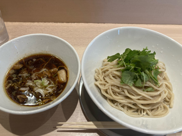 「夏季限定/醤油つけ麺中盛240g 1200円」@手打ちあさまの写真