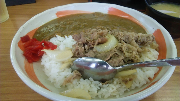 「牛カレー 並盛 710円」@丼太郎 茗荷谷店の写真