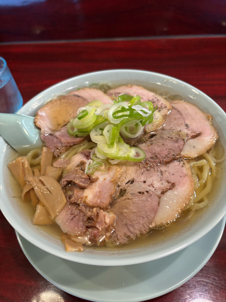 「ラーメン　菅野製麺　大盛り」@中華そば すずきやの写真