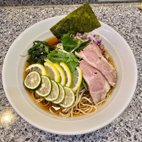 「青唐辛子の冷やし煮干ラーメン」@麺屋 有希の写真