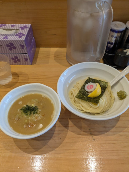 「塩つけ麺」@つけめん 蕾 本家の写真