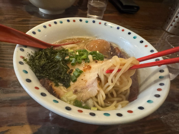 「特製塩そば1150円」@支那そば分田上の写真