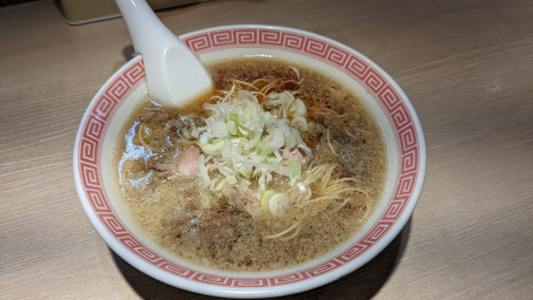 「朝ラーメン600円」@まるえ中華そばの写真