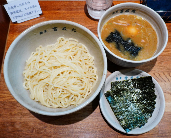 「味玉つけ麺＋のり」@麺屋吉左右の写真