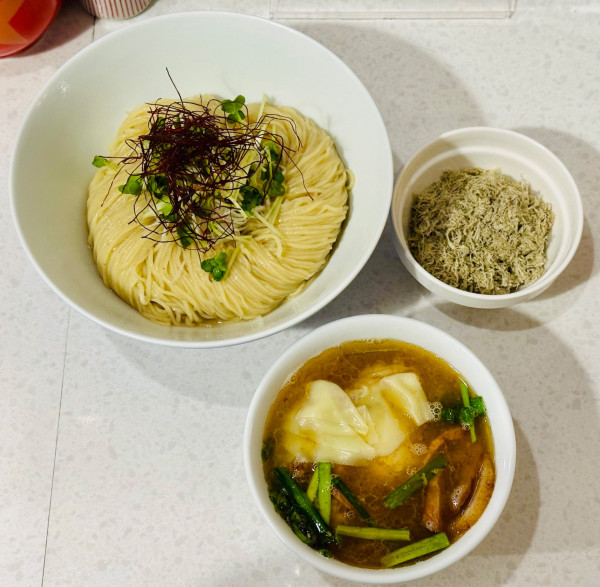 「【限定】特製自家製XO醤塩つけ麺(大)【2350円】」@ラーメン星印の写真