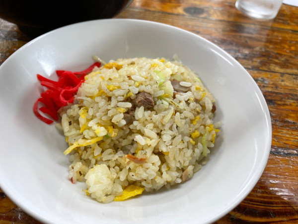 「チャーハン定食　￥１１６０」@とんぱた亭 三枚町店の写真