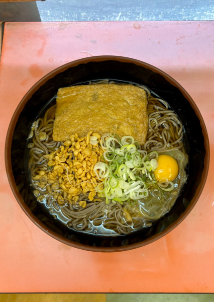 「人気の3種盛りそば大盛り（550+130）」@常盤軒 山手線ホーム店の写真