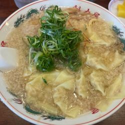 旨塩九条ねぎ雲呑麺大盛固め多め1,122円