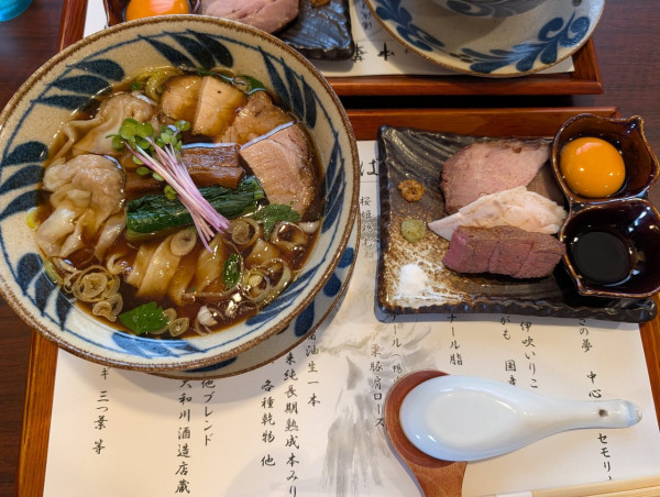 「特製醤油1800円」@中華そば 鴨福の写真