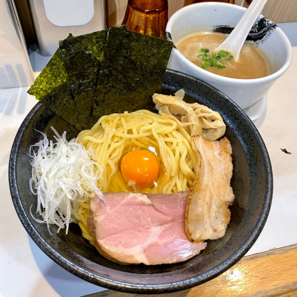 「濃厚塩つけ (釜玉ver.)」@麺屋 扇 SENの写真