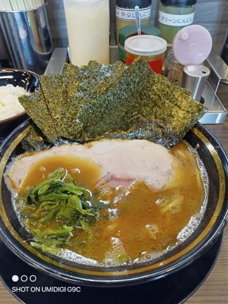 「ラーメン（海苔増し）」@家系ラーメン がくの写真