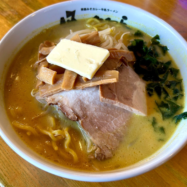 「みそカレー牛乳ラーメン」@かわらの写真
