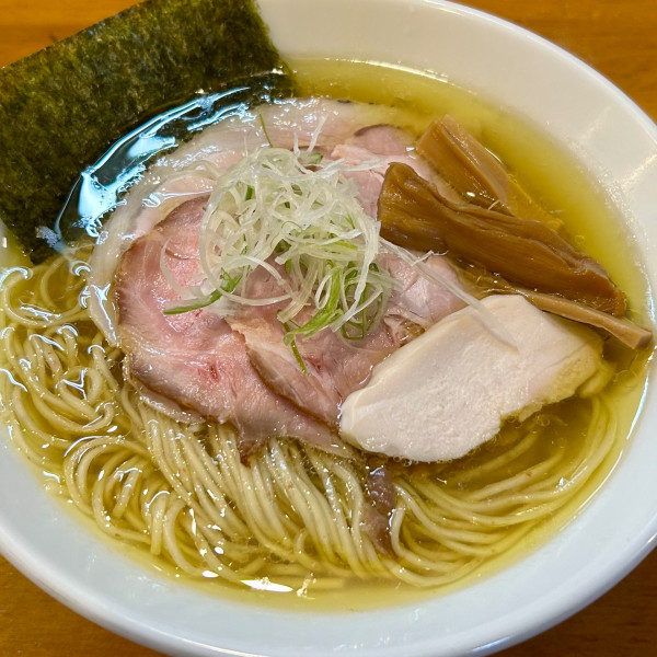 「塩そば＋チャーシュー 豚２枚」@麺屋 謝の写真