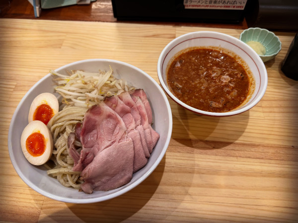 「辛味噌つけ麺」@拉麺ろはんの写真