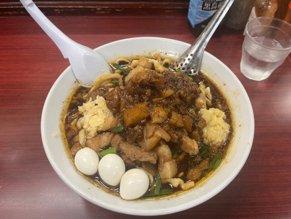 「スタ満ソバ+まさお」@元祖スタミナ満点らーめん すず鬼の写真