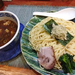 醤油つけ麺、大盛り