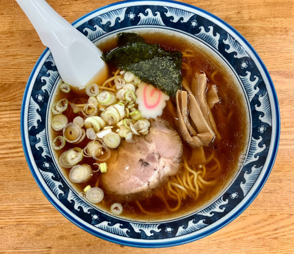 「中華そば 650円」@知床の写真