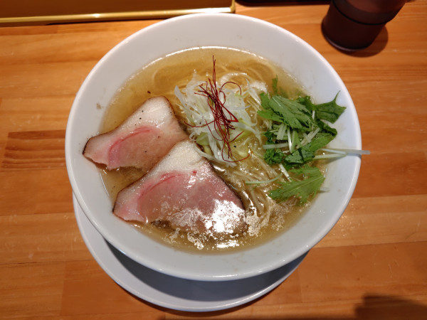 「塩らぁめん（スープ変更）1000円」@麺家 たけ田の写真