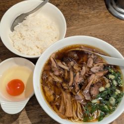 中華そば並 たまごかけセット