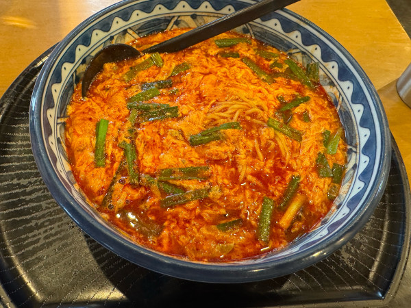 「鬼がらしラーメン　大鬼　1100」@山ちゃんらーめんの写真