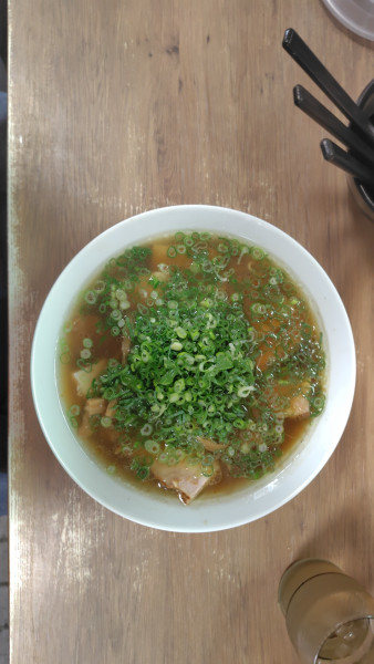 「チャーシュー麺（ネギ多め）」@冨士屋の写真