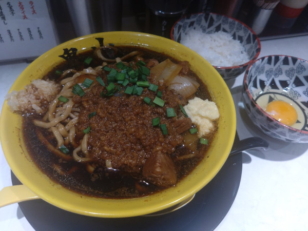 「スタミナラーメンＡセット」@スタミナラーメン 鬼山 渋谷店の写真