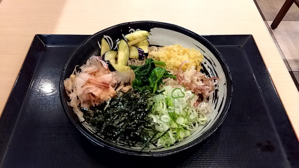 「冷し薬味そば（７２０円）」@ゆで太郎 西橋本店の写真