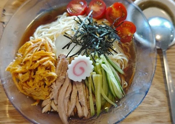 「冷やし中華」@魚介醤油らーめん 和屋の写真