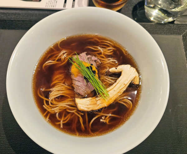 「黒毛和牛の醤油SOBA」@Japanese Soba Noodles 蔦の写真