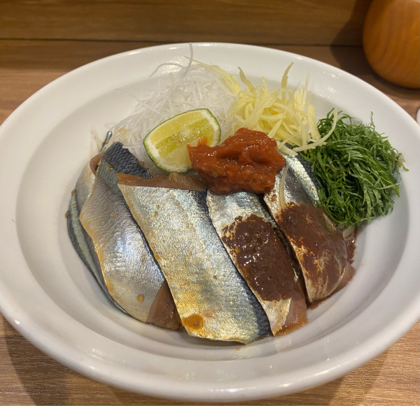「北海道産生秋刀魚の冷やしまぜそば¥2200」@麺庵 利休の写真
