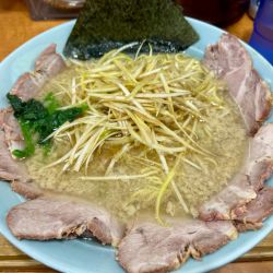 背脂ネギチャーシュー麺  中盛