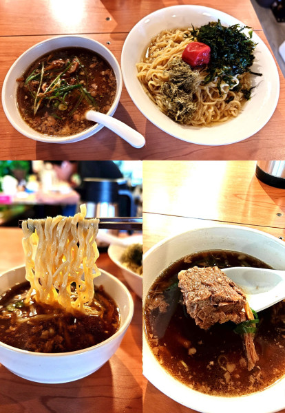 「『牛タン煮込みつけ麺DX(￥1800)』」@とと ホンテンの写真