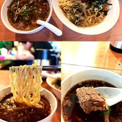 『牛タン煮込みつけ麺DX(￥1800)』