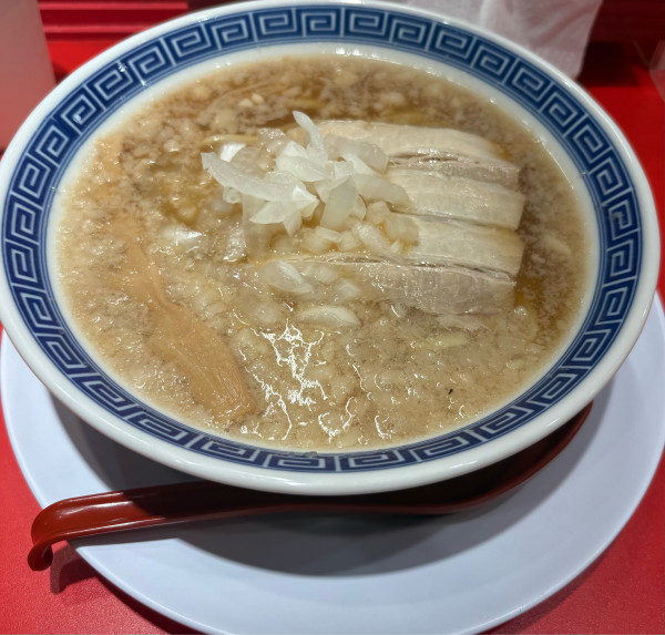 「背脂中華そば」@新潟発祥ラーメンなおじ 上北沢店の写真