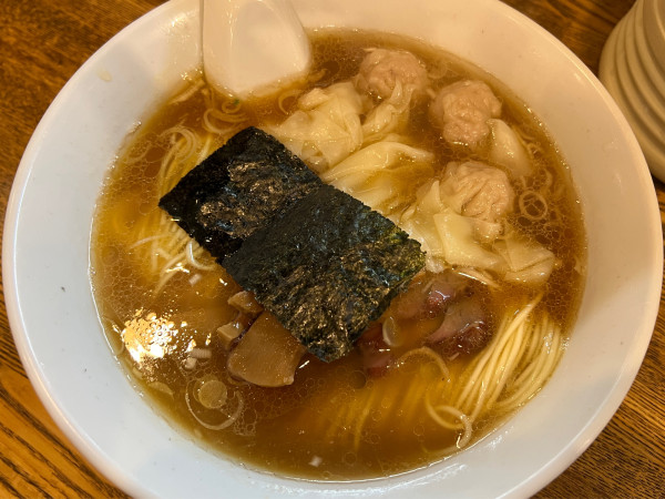 「ワンタンメン」@支那ソバ おさだの写真