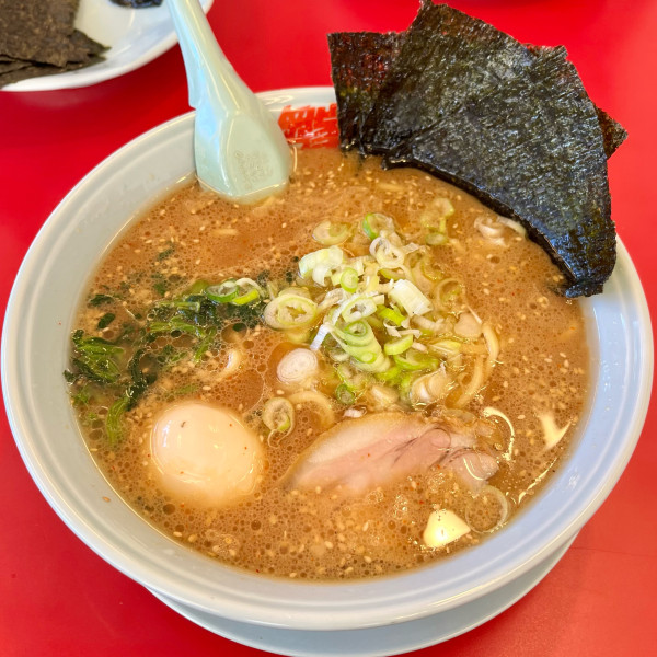 「味噌ラーメン〝中盛〟」@山岡家 宮城野店の写真