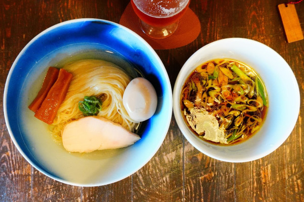 「味玉昆布水つけめん＋クラフトビール②」@ramen case-Kの写真