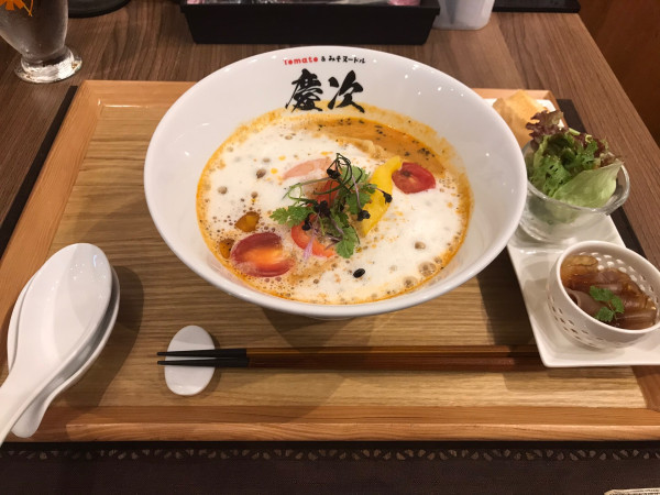 「濃厚海老ヌードル 1190円」@TOMATO&みそヌードル 慶次の写真