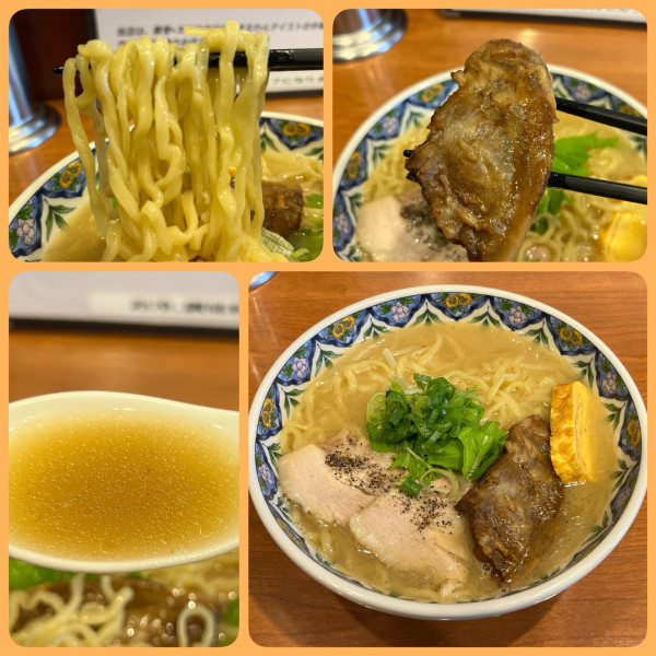 「豚骨出汁ベース中華そば￥960」@中華そば 領寿庵の写真