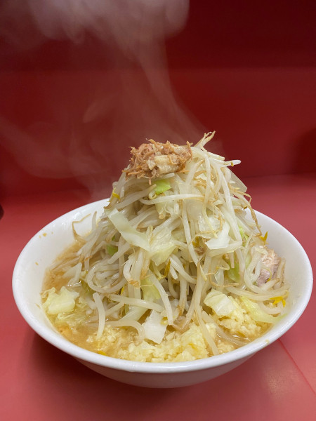 「少なめ　ニンニクオオメヤサイアブラ」@ラーメン二郎 ひばりヶ丘駅前店の写真