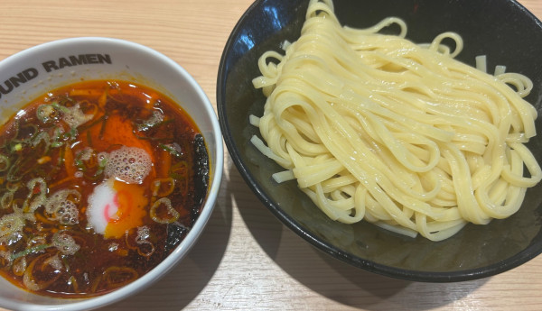 「辛つけ麺（ライト）」@頑者 UNDERGROUND RAMEN 川越駅店の写真