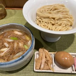 鴨汁つけそば（上）