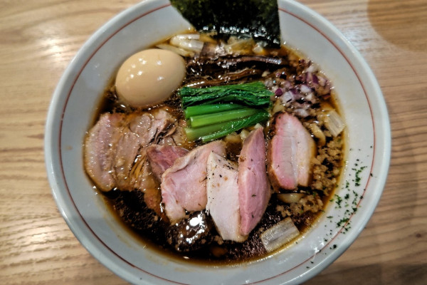 「特製手揉み中華そば【醤油】」@麺処 にし尾の写真