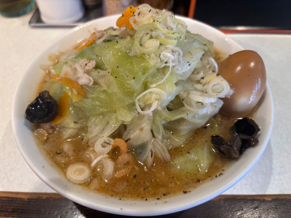 「みそたんめん小+くんせいたまご」@麺処 まるよし商店の写真