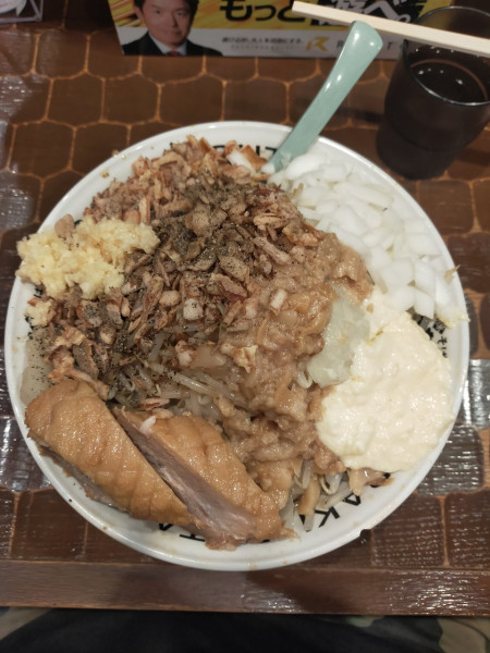 「大豚そば(375g)¥1,200-」@茨城豚そば 特龍 本店の写真